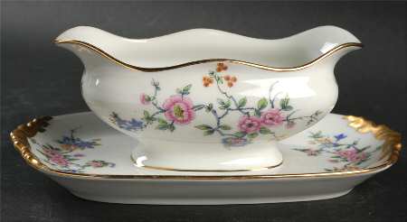 Rheims Gravy Boat with Attached Underplate
