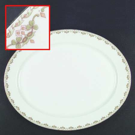 POY60 (NO VERGE) 17" Oval Serving Platter