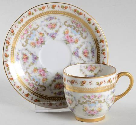 POY63 Footed Demitasse Cup & Saucer Set