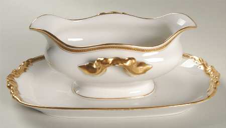 POY65 Gravy Boat with Attached Underplate