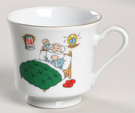 Happy Holiday Footed Cup