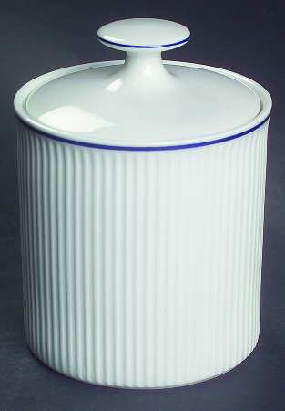 Blue Line Sugar Bowl & Lid