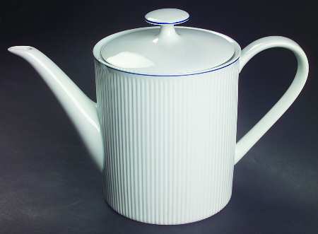 Blue Line Teapot & Lid