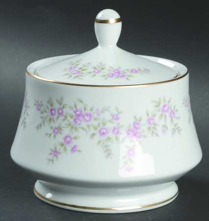 April Rose Sugar Bowl & Lid