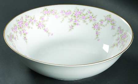 April Rose 9" Round Vegetable Bowl