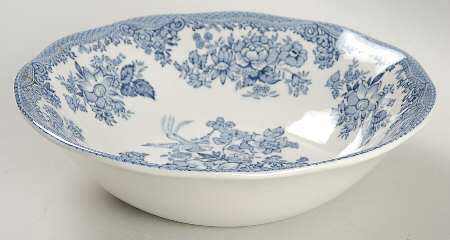 Asiatic Pheasants Blue Coupe Cereal Bowl