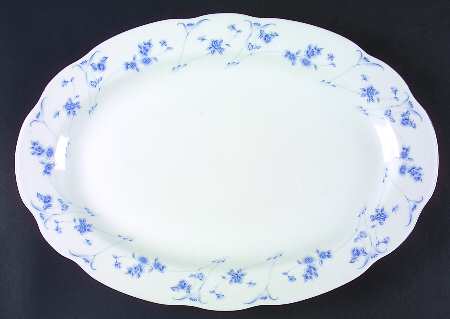 Blue Dawn 14" Oval Serving Platter