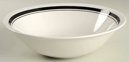 Black Pearl 9" Round Vegetable Bowl