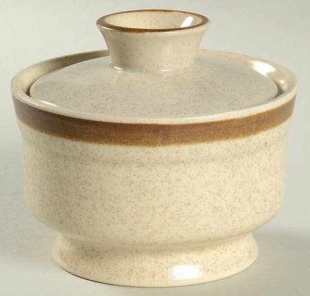Brownstone Sugar Bowl & Lid