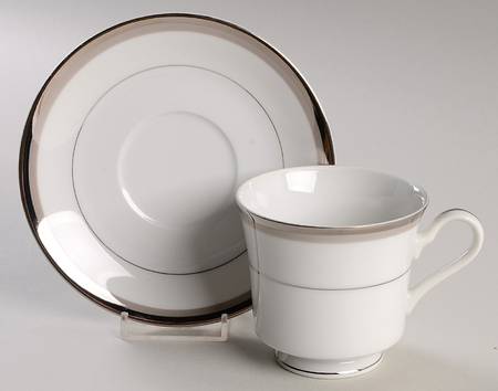 Dawn Footed Cup & Saucer Set