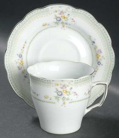 Diana Flat Cup & Saucer Set