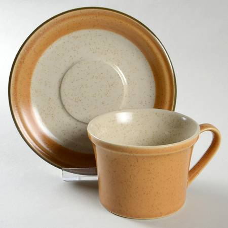 Gano Flat Cup & Saucer Set