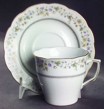 Garland Flat Cup & Saucer Set