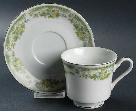 Greensboro Footed Cup & Saucer Set