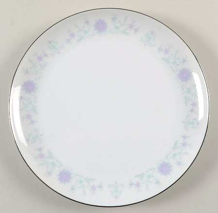 Lavender Rose Salad Plate