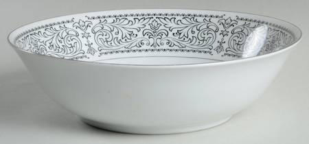 London Terrace (Platinum) 9" Round Vegetable Bowl