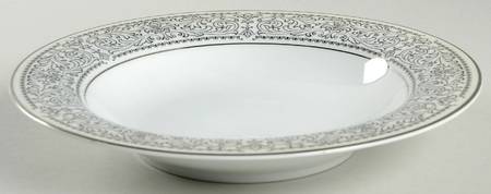 London Terrace (Platinum) Rim Soup Bowl