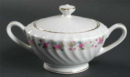 Rose Briar Sugar Bowl & Lid