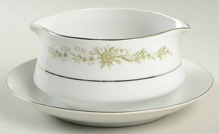 Sweet Hearts Gravy Boat with Attached Underplate
