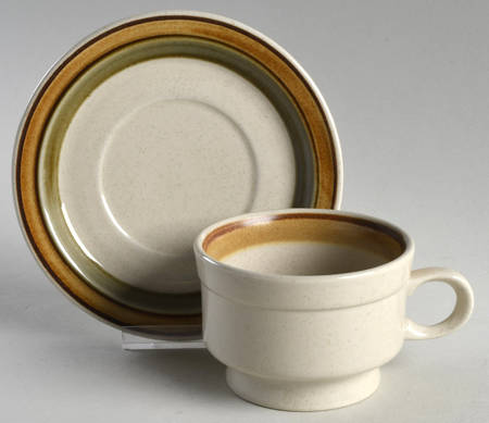 Wild Strawberry Footed Cup & Saucer Set