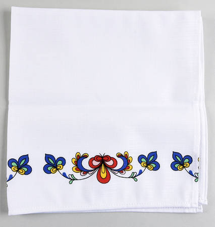 Farmer's Rose (Rim, Gold Trim) Cloth Napkin