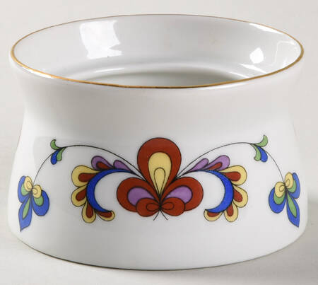Farmer's Rose (Coupe, Gold Trim) Sugar Bowl No Lid