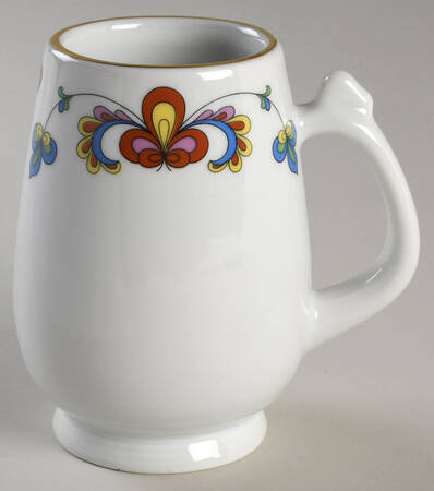 Farmer's Rose (Rim, Gold Trim) Mug