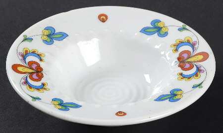 Farmer's Rose (Rim, Gold Trim) Round Ashtray