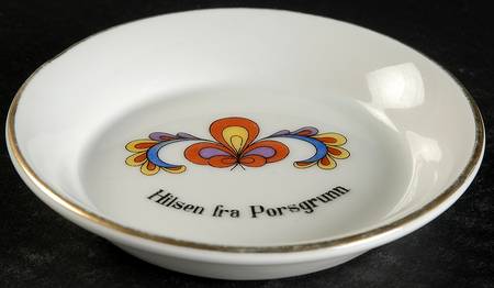 Farmer's Rose (Rim, Gold Trim) Coaster