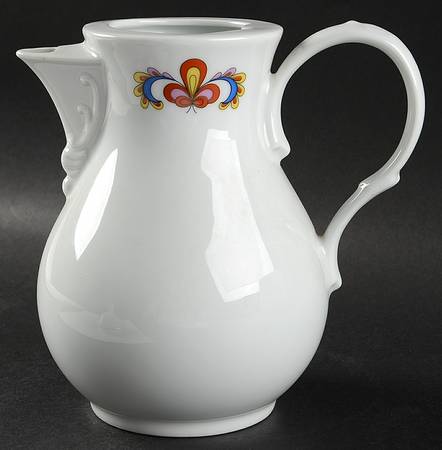 Farmer's Rose (Rim, Gold Trim) Coffee Pot No Lid