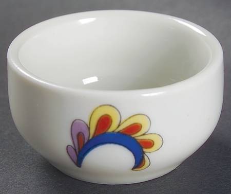 Farmer's Rose (Rim, Gold Trim) Toy Open Sugar