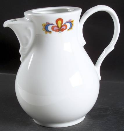 Farmer's Rose (Rim, Gold Trim) Coffee Pot No Lid