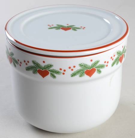 Hearts & Pines (Multisided) Storage Jar & Lid