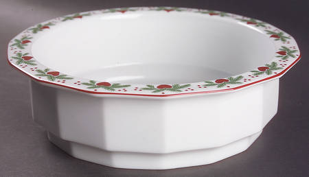 Hearts & Pines (Multisided) 9" Round Vegetable Bowl by Porsgrund
