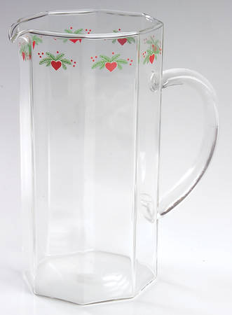 Hearts & Pines (Multisided) 40 Oz Glassware Pitcher