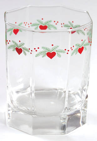 Hearts & Pines (Multisided) Glassware Double Old Fashioned by Porsgrund