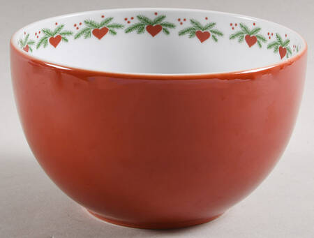 Hearts & Pines (Multisided) 6" Round Serving Bowl