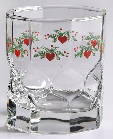 Hearts & Pines (Multisided) Glassware Double Old Fashioned