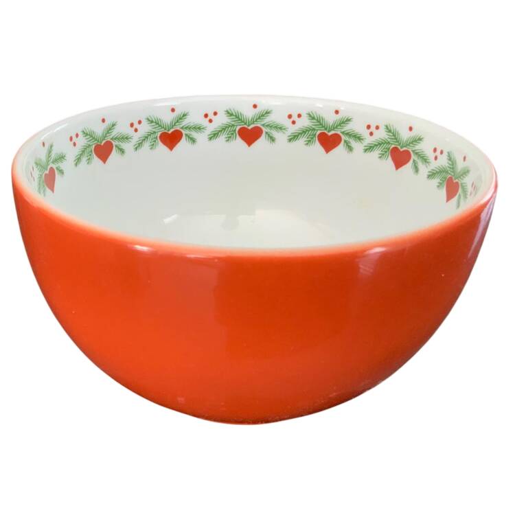 Hearts & Pines (Multisided) 5" Round Serving Bowl