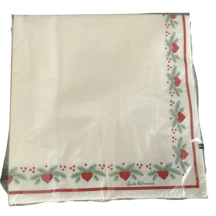Hearts & Pines (Multisided) Package of Paper Dinner Napkins