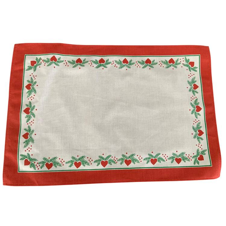 Hearts & Pines (Multisided) Cloth Napkin