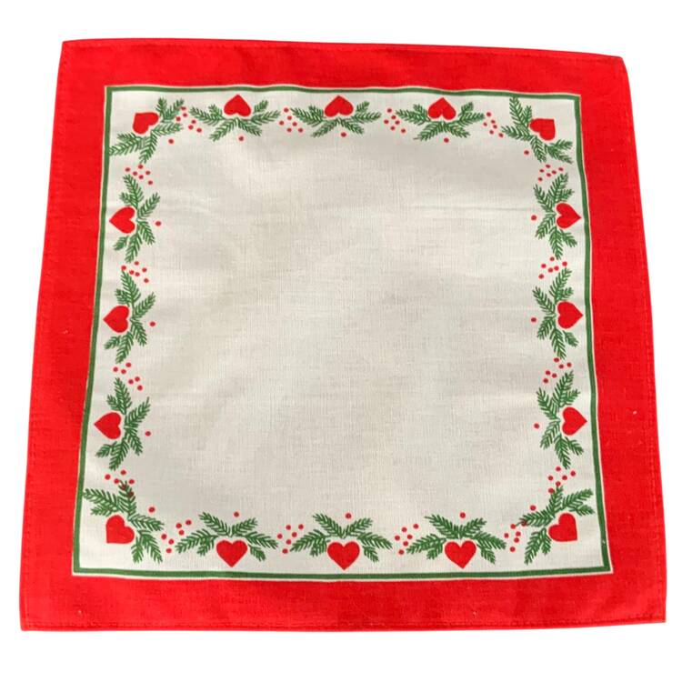 Hearts & Pines (Multisided) Cloth Napkin