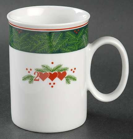 Hearts & Pines (Multisided) Flat Cup