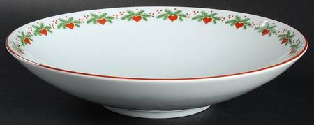 Hearts & Pines (Multisided) 11" Large Salad Serving Bowl by Porsgrund