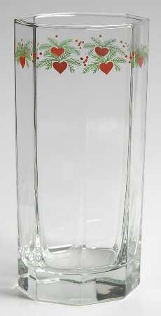 Hearts & Pines (Multisided) 12 Oz Glassware Tumbler by Porsgrund