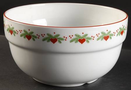Hearts & Pines (Multisided) 9" Salad Serving Bowl by Porsgrund