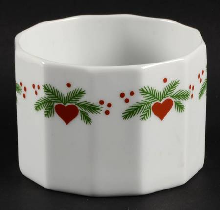 Hearts & Pines (Multisided) Sugar Bowl No Lid