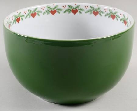 Hearts & Pines (Multisided) 6" Round Serving Bowl