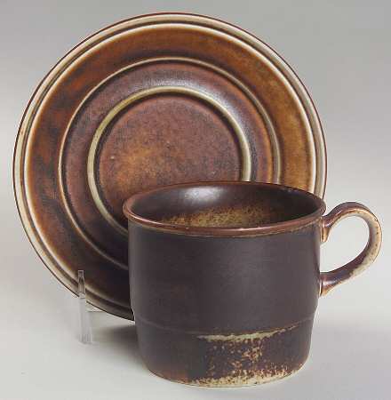 Lava Flat Cup & Saucer Set