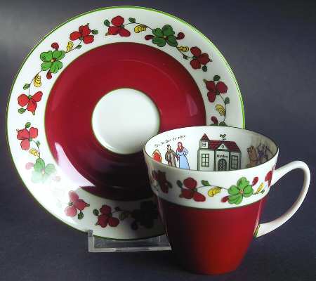 Nordic Flat Cup & Saucer Set